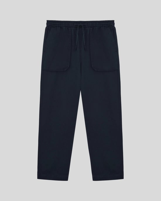 Rechthoekige Linnenmix Broek - Image 5