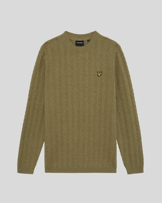 Linen Blend Ribbed Crew Neck Jumper - Image 5