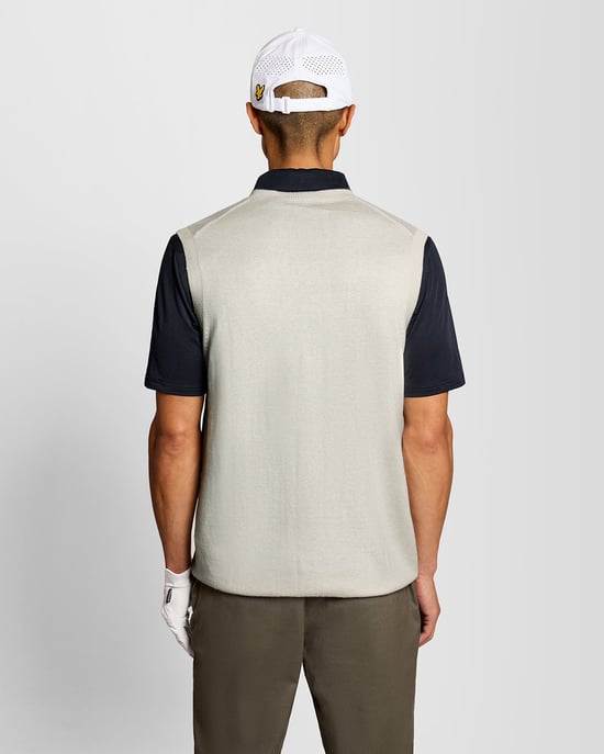 Lightweight Knitted V-Neck Vest - Image 4