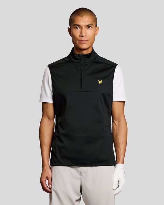 Windproof 1/2 Zip Gilet - Image 1