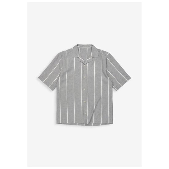 Butcher of Blue Quinn linen stripe shirt alaska blue - Image 6