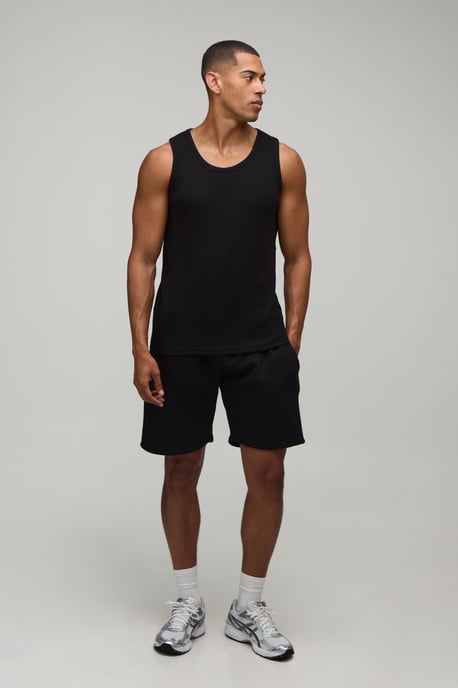 Essential Regular Fit Waffle Vest - Image 4