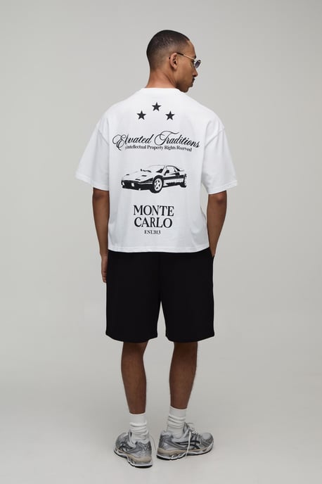 Oversized Monte Carlo T-Shirt & Baggy Short Set - Image 2