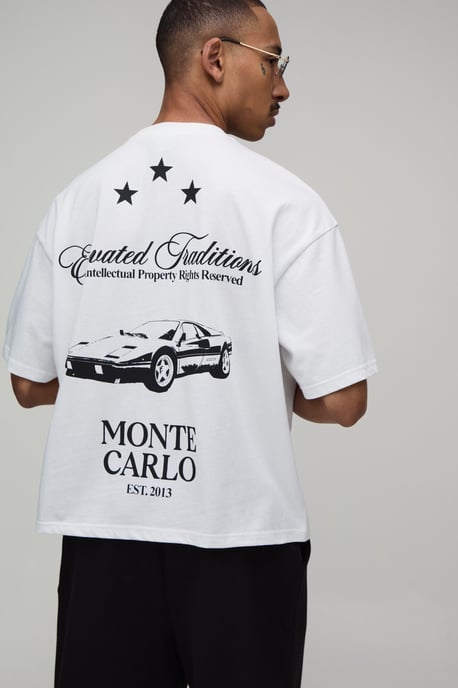 Oversized Monte Carlo T-Shirt & Baggy Short Set - Image 3