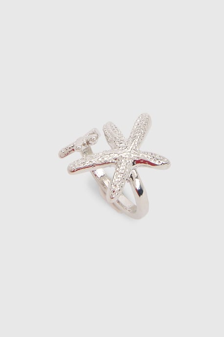 Silver Starfish Ring - Image 2