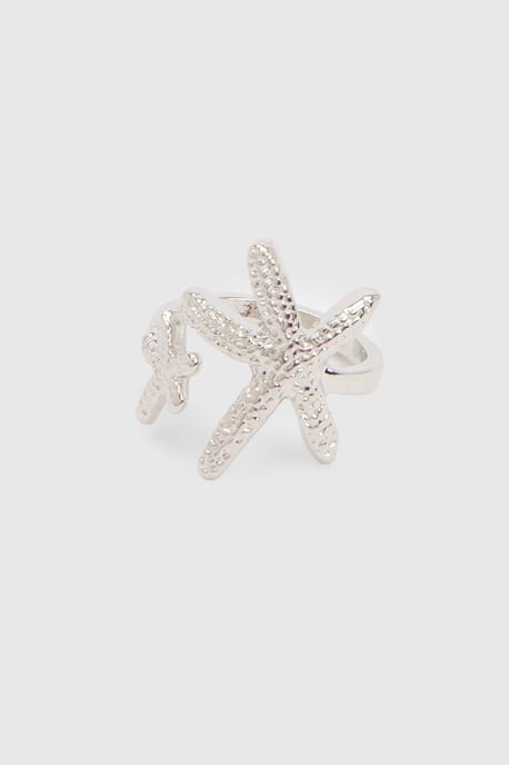 Silver Starfish Ring - Image 3
