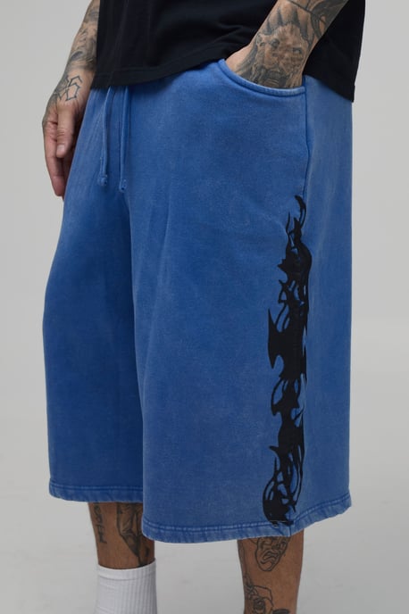 Tall Tribal Bermuda Jorts - Image 3