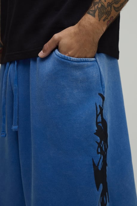 Gothic Washed Jersey Bermuda Jort - Image 3