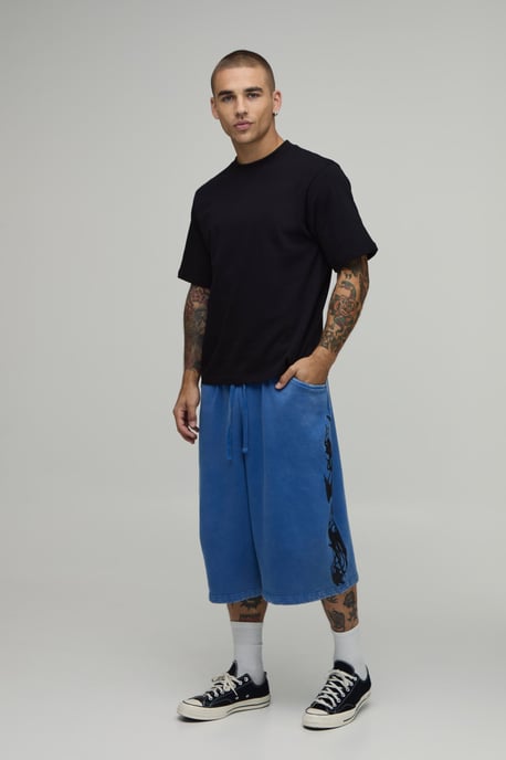 Gothic Washed Jersey Bermuda Jort - Image 4