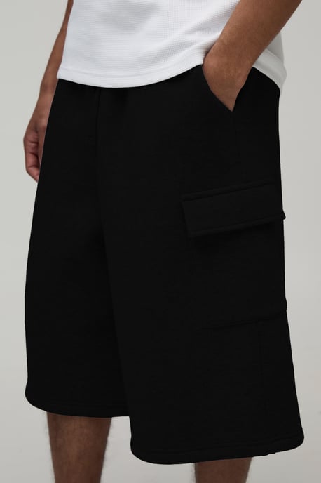 Cargo Pocket Jersey Bermuda Jort - Image 3