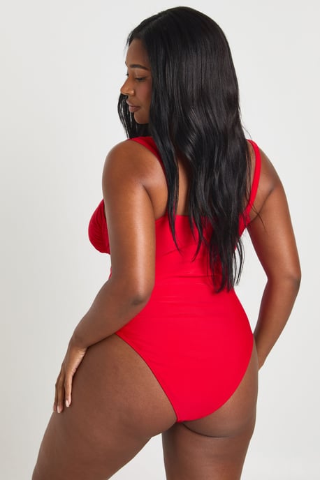 Plus Balcony Bra Swimsuit - Image 2