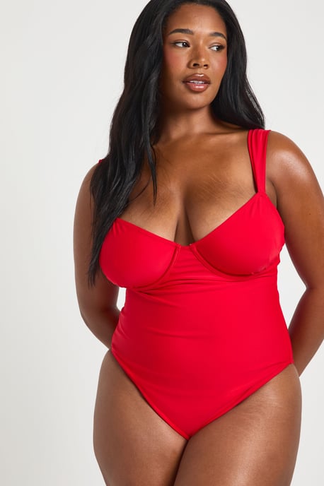Plus Balcony Bra Swimsuit - Image 3