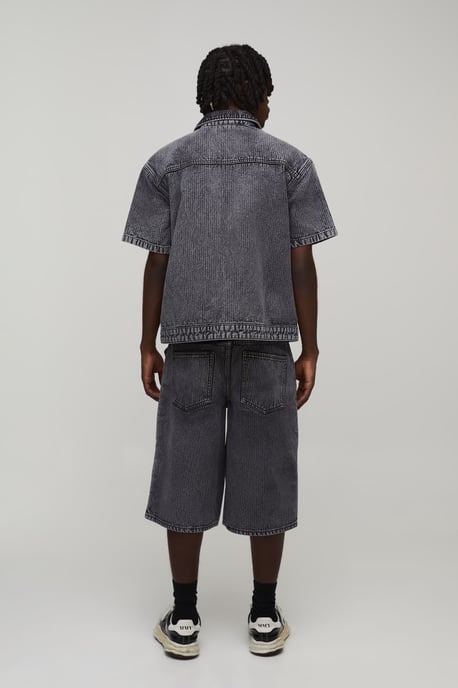 Herringbone Denim Double Carpenter Shirt - Image 2
