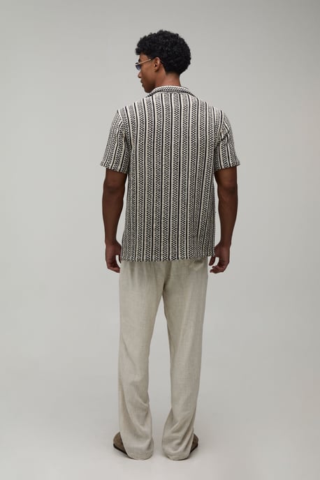 Regular Fit Basket Weave Shirt - Image 2