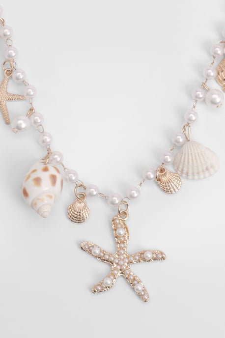 Ocean Pearl Charm Necklace - Image 3