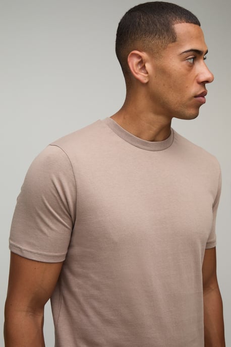 Essential Slim Fit Crew Neck T-Shirt - Image 3