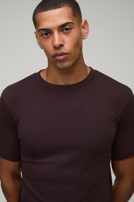 Essential Slim Fit Crew Neck T-Shirt - Image 3