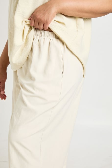 Plus Peached Cuffed Balloon Trouser - Image 4