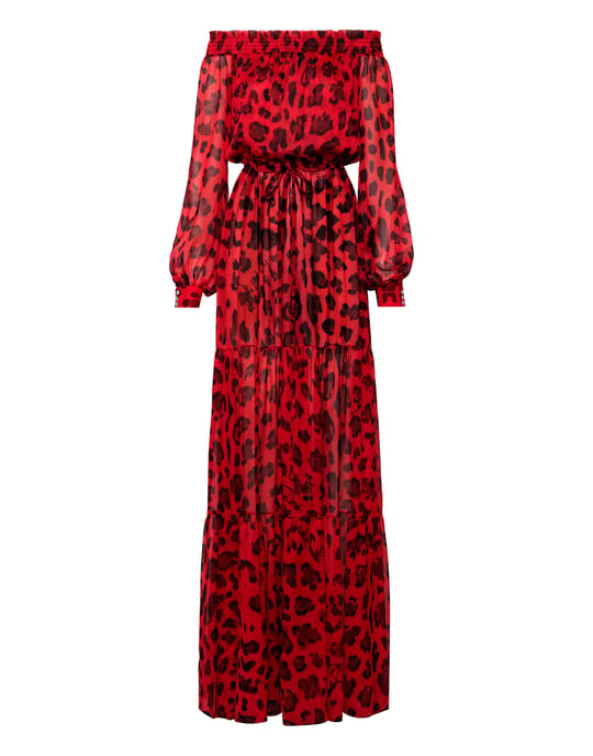 Långklänning Leopard - Image 1