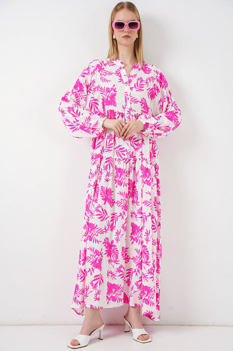 Gepubliceerd V-hals Maxi Jurk - Image 3