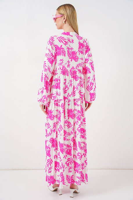 Gepubliceerd V-hals Maxi Jurk - Image 5