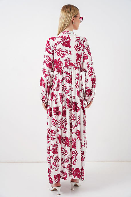 Gepubliceerd V-hals Maxi Jurk - Image 6