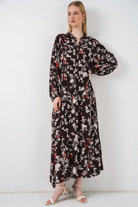 Gepubliceerd V-hals Maxi Jurk - Image 3