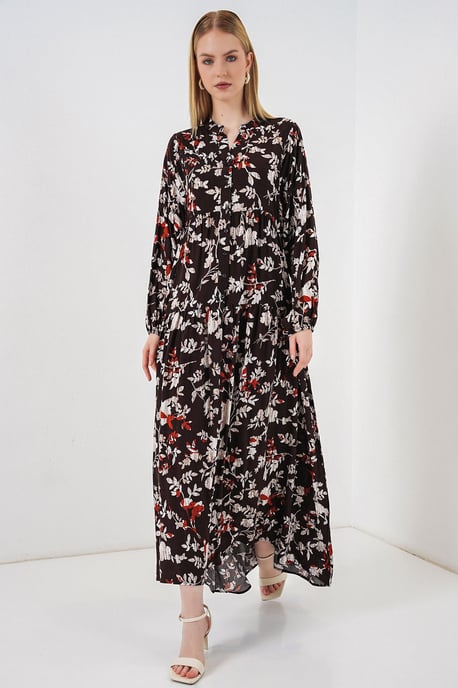 Gepubliceerd V-hals Maxi Jurk - Image 4