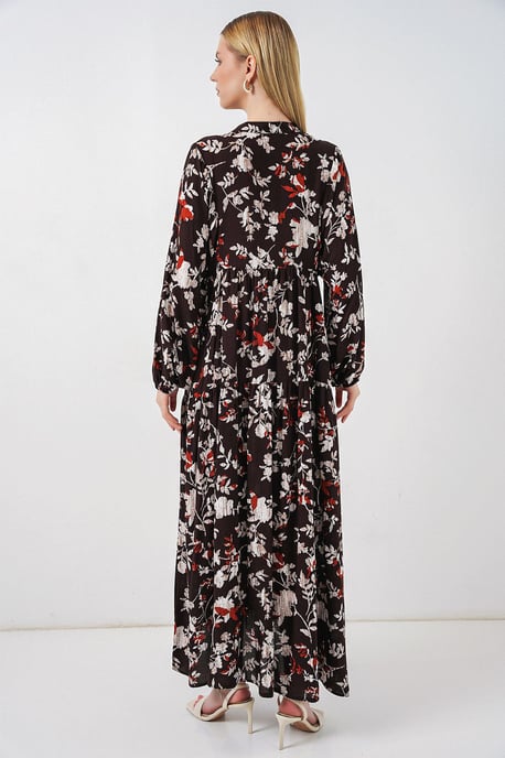 Gepubliceerd V-hals Maxi Jurk - Image 6