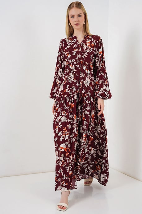 Gepubliceerd V-hals Maxi Jurk - Image 3