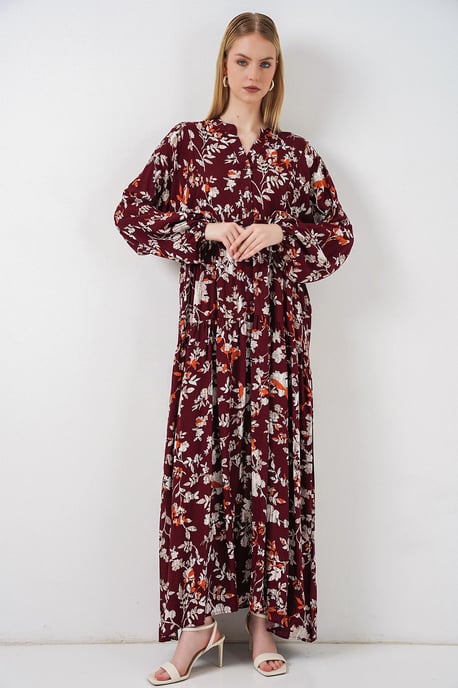 Gepubliceerd V-hals Maxi Jurk - Image 4