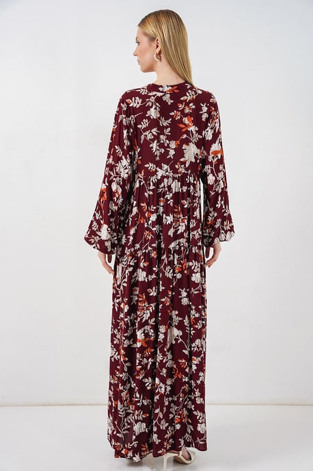 Gepubliceerd V-hals Maxi Jurk - Image 6