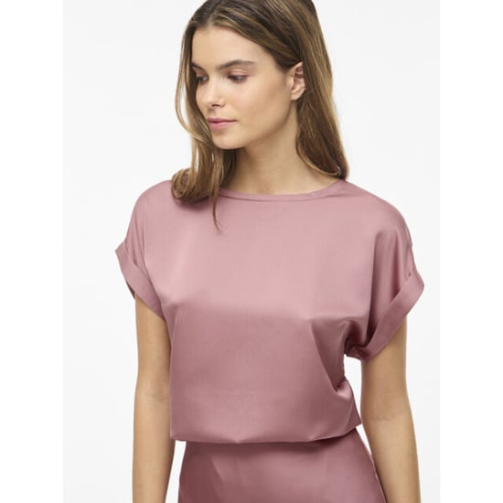 Vila Viellette ss satin top noos oud - Image 3