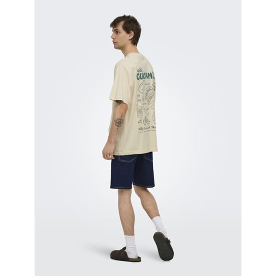 Only & Sons Onschef life rlx ss tee ecru - Image 4