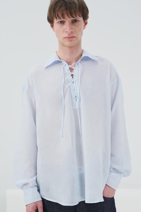 Casual Relaxed Fit Langarmshirt met Strikdetail - Image 4
