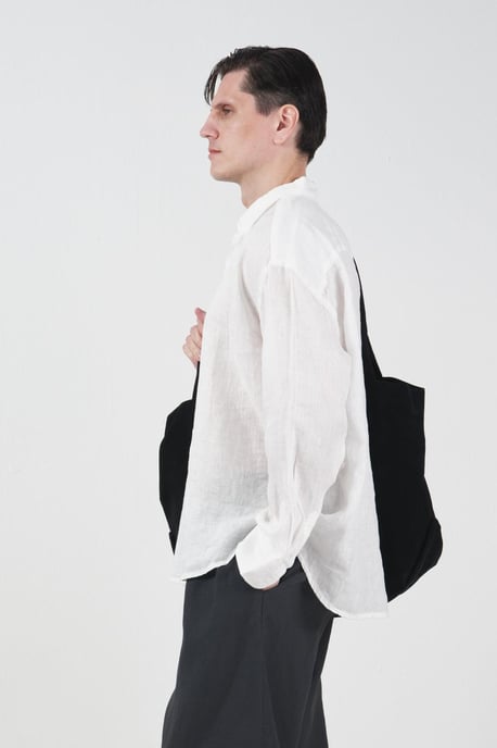 Oversized Linneknappskjorta - Image 4