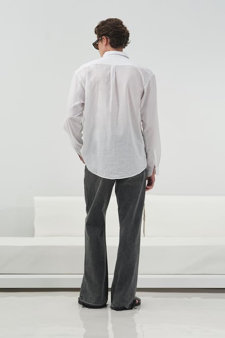 Regular Fit Poplin Knapp-up Skjorta - Image 3