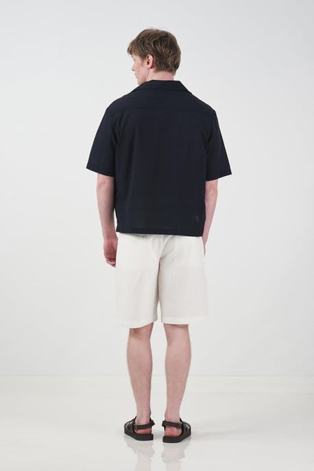 Midden Taille Relaxed Fit Geweven Tailored Shorts - Image 2