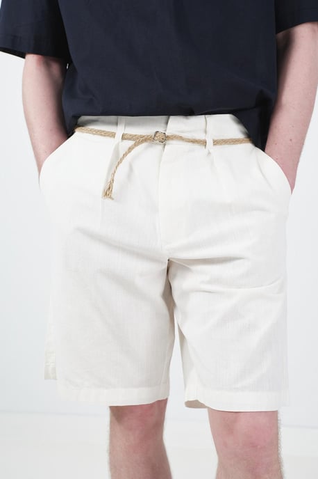 Midden Taille Relaxed Fit Geweven Tailored Shorts - Image 3