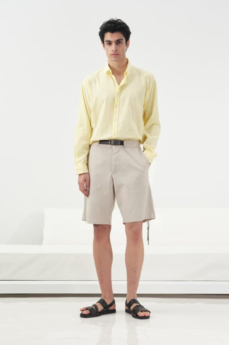 Bältesmidjade skräddarsydda shorts - Image 1