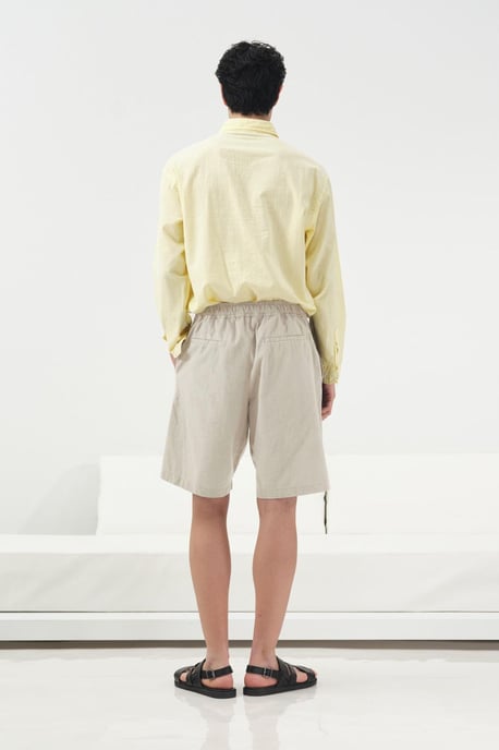Bältesmidjade skräddarsydda shorts - Image 2
