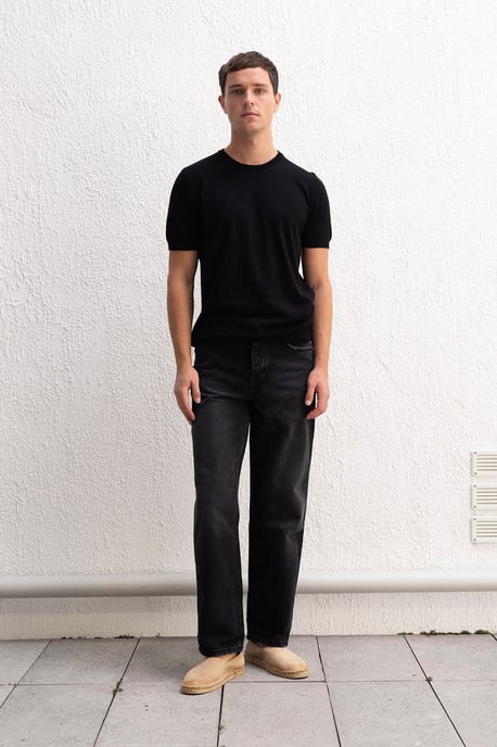 Enkel Rundad Ribbad T-shirt - Image 2