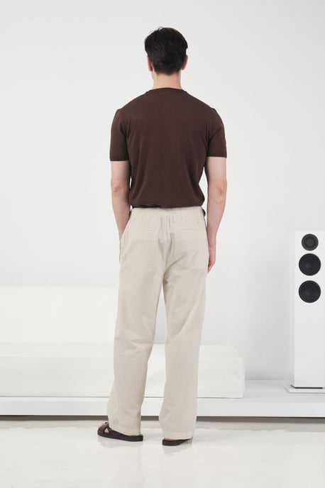 Gestrikte Rechte Linnen Broek - Image 4
