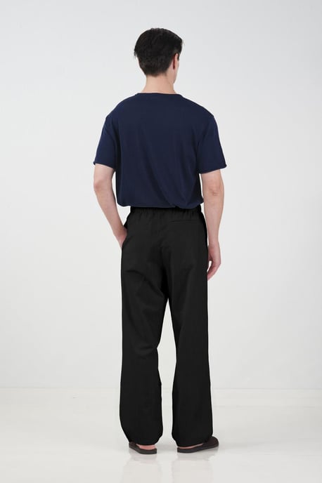 Avslappnade Tencel Joggingbyxor med Dragsko - Image 3