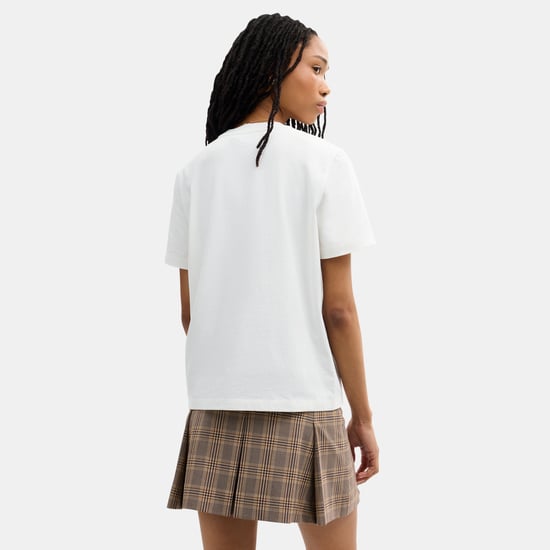 Signature Square Bow Classic T-Shirt In Organic Cotton - Image 3