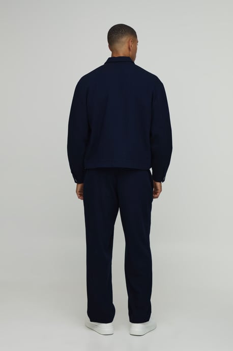 Tailored Pleat Front Relaxed Fit Linen Look Co-Ord Trousers - Image 2