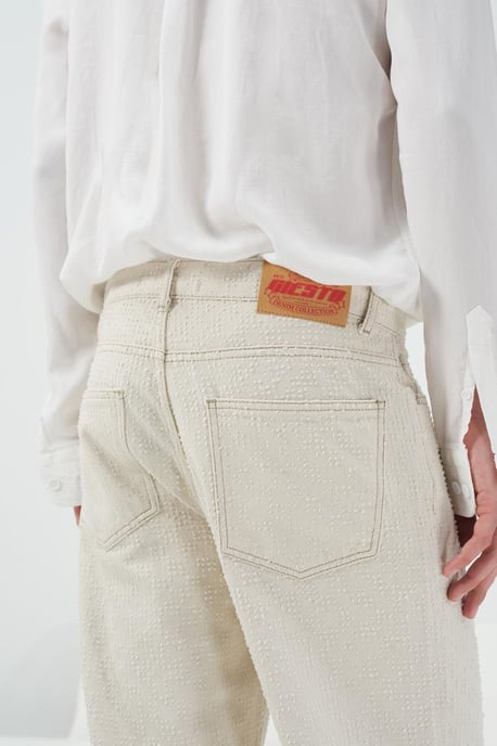 Midjehöga raka benjeans - Image 5