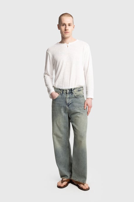 Avslappnad passform raka jeans - Image 2