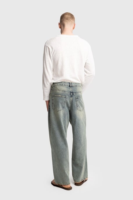 Avslappnad passform raka jeans - Image 4