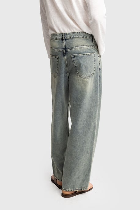 Avslappnad passform raka jeans - Image 5